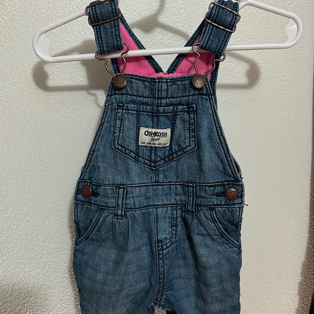 OshKosh B'gosh Blue Denim Overalls for Kids